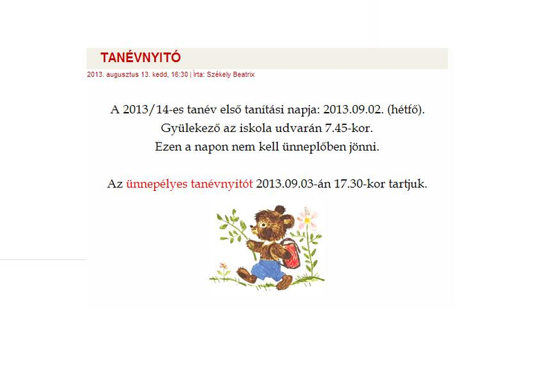 Illustration for article titled Hírek: 2 tanévnyitó Hatvanban, ma jelent meg az új törvény